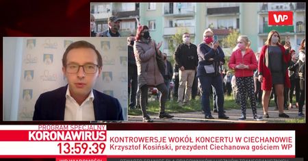 Prezydent Ciechanowa tłumaczy się z koncertu: "Nie była to impreza masowa"