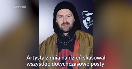 Grzegorz Hyży usunął wszystkie posty z Instagrama. Fani zaniepokojeni