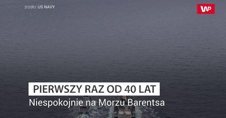 Pierwszy raz od 40 lat. Niespokojnie na Morzu Barentsa