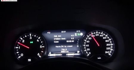 Jeep Renegade 2.0 MultiJet 170 KM (AT) - pomiar zużycia paliwa