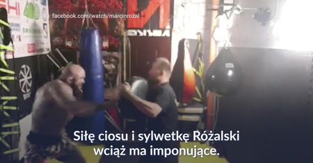 #dziejesiewsporcie: 42-letni Marcin Różalski nadal w świetnej formie. Siła ciosu wciąż imponująca