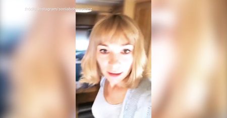 Sonia Bohosiewicz na planie "Usta Usta"?