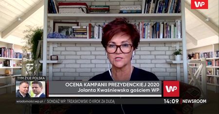 Jolanta Kwaśniewska popiera Rafała Trzaskowskiego. "Potrafi porywać tłumy"