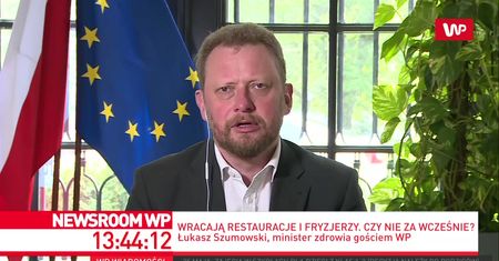 Restauracje od poniedziałku otwarte, ale minister Szumowski na razie się tam nie wybiera