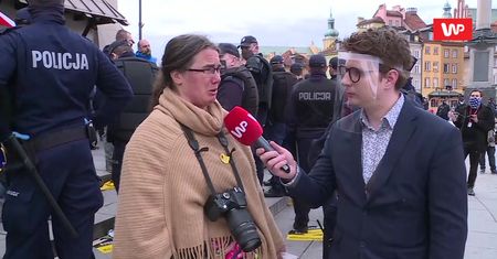 Protest w Warszawie. "Przyjechałam po pracę i chleb"