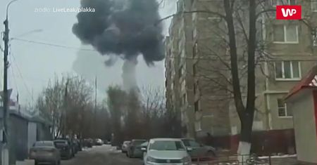 Gigantyczna eksplozja  Nagranie świadka