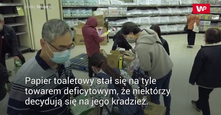 Papier na wagę złota. Czyszczą sklepy w panice przed koronawirusem