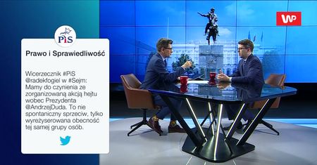 Wygwizdali Andrzeja Dudę. Piotr Mueller: "Małgorzata Kidawa-Błońska odebrała od nich meldunek"