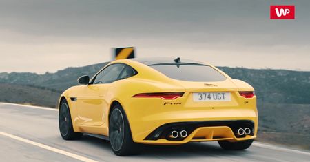 Jaguar F-Type R - pierwsza jazda nowym brytyjskim coupe