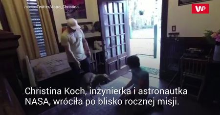 Wzruszające spotkanie. Wróciła do psa po 328 dniach w kosmosie. Bezcenna reakcja