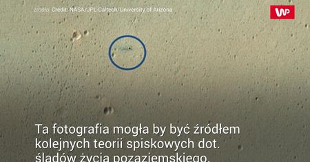 Tajemnicza plama na Marsie. Opublikowali nowe zdjęcie