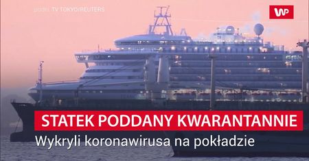 Statek poddany kwarantannie. Wykryli koronawirusa na pokładzie
