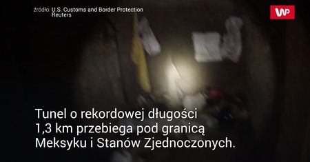 Najdłuższy tunel przemytników. Wielkie odkrycie na granicy