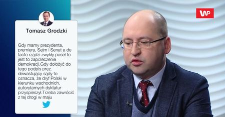 Tomasz Grodzki o podpisie Andrzeja Dudy. Mocna odpowiedź Adama Bielana