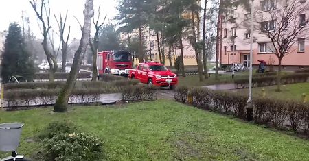 Pożar w Lesznie. Strażacy interweniowali przy ul. Czechosłowackiej