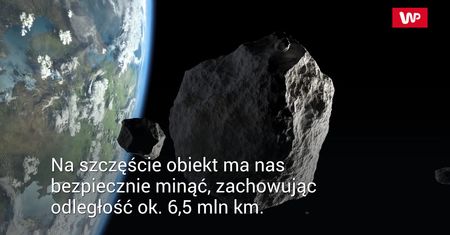 Asteroida zbliża się do Ziemi. NASA ostrzega