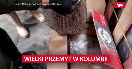 Wielki przemyt w Kolumbii. Zapakowali je w szczelne worki