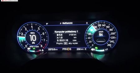 Ford Mustang GT 5.0 V8 450 KM (AT) - pomiar zużycia paliwa