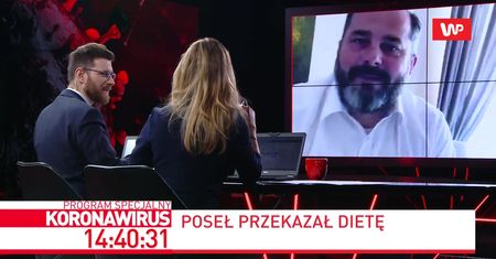 Koronawirus w Polsce. Polityk Lewicy Arkadiusz Iwaniak przekazał szpitalowi w Płocku dietę poselską