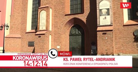 Koronawirus w Polsce. Rzecznik KEP ksiądz Paweł Rytel-Andrianik o pogrzebach