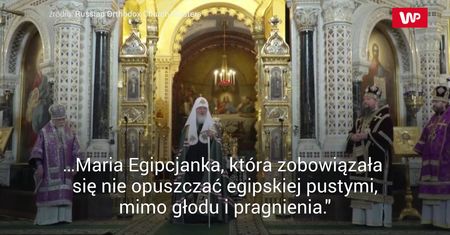 Apel rosyjskiego patriarchy. "Zostańcie w domu"