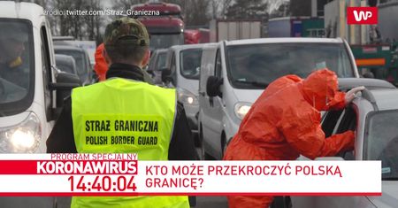 Koronawirus. Polska. Tłumy Ukraińców na granicy. "Wyjątkowa sytuacja"