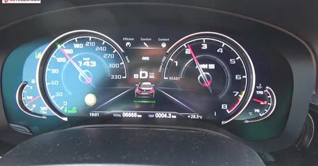 BMW M5 4.4 V8 600 KM (AT) - pomiar zużycia paliwa
