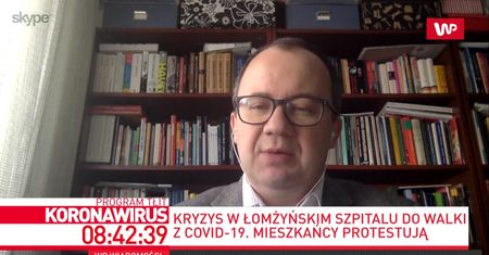 Koronawirus w Polsce i bunt ws. szpitala w Łomży. Adam Bodnar broni Bernadety Krynickiej