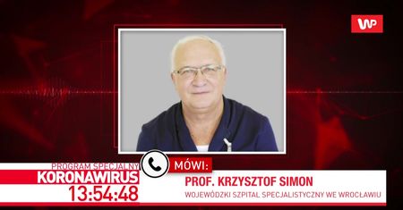 Koronawirus w Polsce. Prof. Krzysztof Simon z Wrocławia o buncie lekarzy: to jest niedopuszczalne