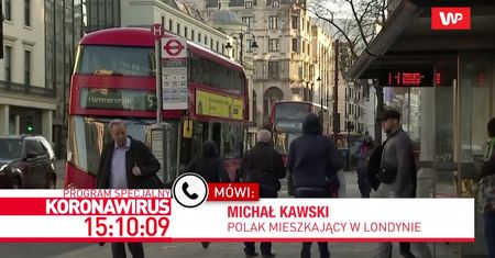 Koronawirus. Polak mieszkający w Londynie mówi, jak epidemia zmieniła życie ludzi w stolicy Wielkiej Brytanii