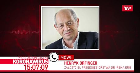 Koronawirus uderza w biznes. Rozmowa z Henrykiem Orfingerem