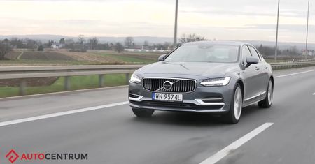 Volvo S90 T8 - elektryzująco podnosi poziom luksusu