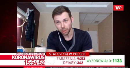 Ratownik ma koronawirusa. Mówi, czy nie boi się, że kogoś zaraził
