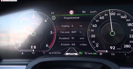 Volkswagen Touareg 3.0 V6 TDI 286 KM (AT) - pomiar zużycia paliwa