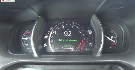 Renault Talisman 1.6 Energy TCe 200 KM (AT) - pomiar zużycia paliwa