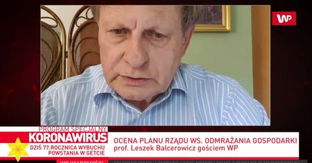 Koronawirus w Polsce. Balcerowicz: w Polsce mamy mętne komunikaty