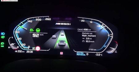 BMW M850i Gran Coupe 4.4 V8 530 KM (AT) - pomiar zużycia paliwa