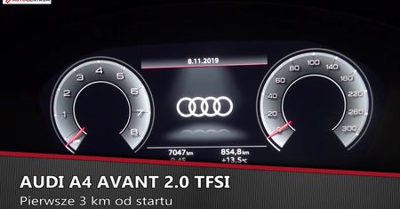 Audi A4 Avant 2.0 45 TFSI 245 KM (AT) - pomiar zużycia paliwa