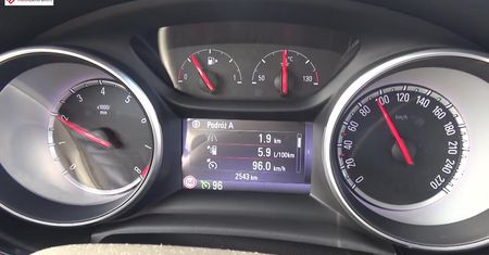 Opel Astra 1.4 Turbo 125 KM (MT) - pomiar spalania