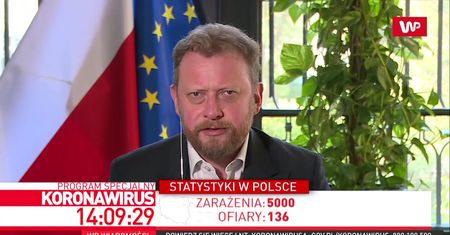 Koronawirus. Polska. Łukasz Szumowski zaśmiał się po przywołaniu obaw Donalda Tuska. "Może czegoś nie wiem"