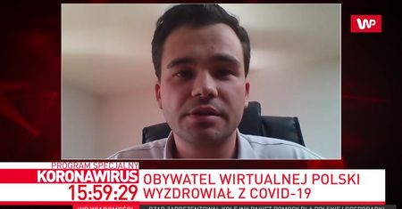 Koronawirus w Polsce. "117 ozdrowieniec". Aleksander Mazan z WP o chorobie, którą przeszedł