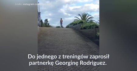 #dziejesiewsporcie: tak Cristiano Ronaldo i Georgina Rodriguez trenują na Maderze