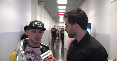 KSW 51. Roman Szymański zadowolony po wcale. "Wypełniłem swój plan. Byłem lepszy o dwa poziomy!"