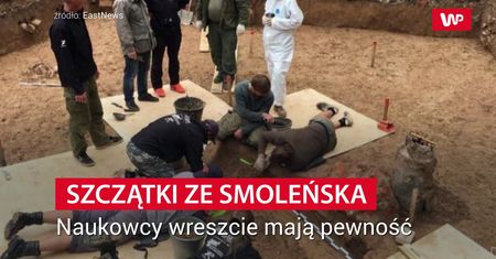 W Smoleńsku znaleziono szczątki. Badania DNA zdradziły do kogo należały