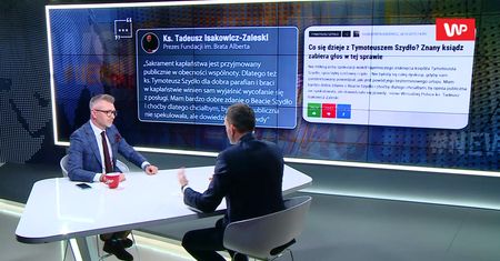 Sprawa urlopu ks. Tymoteusza Szydło. "Opinia publiczna ma prawo do wiedzy"