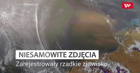 To zdarza się bardzo rzadko. Niesamowite zdjęcia satelitarne