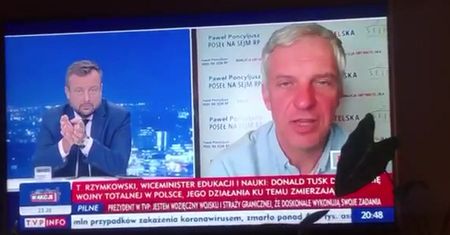 Prowadzący w TVP Info żartował z teściowej Donalda Tuska. "Ona rządzi PO"