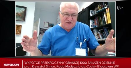 Prof. Simon mówi, kto jest podatny na zakażenie podczas 4 fali