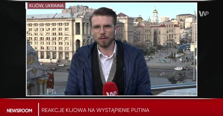 "Bezczelne" orędzie Putina. Tak zareagowali Ukraińcy. Relacja dziennikarza WP
