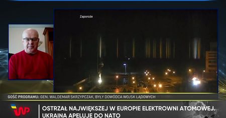 Rosjanie ostrzelali elektrownię w Zaporożu. Gen. Skrzypczak bije na alarm. Mówi, czym to grozi